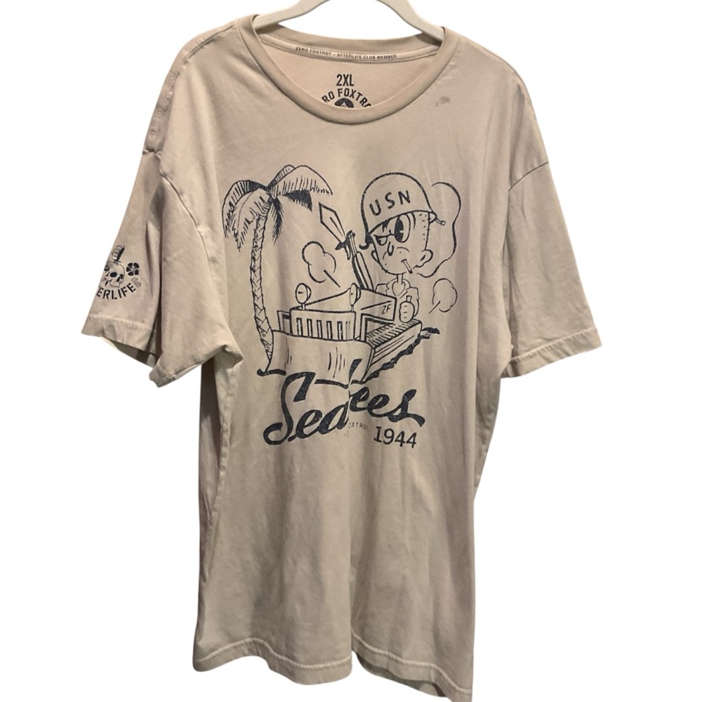 Zero Foxtrot Men’s SEABEES T Shirt